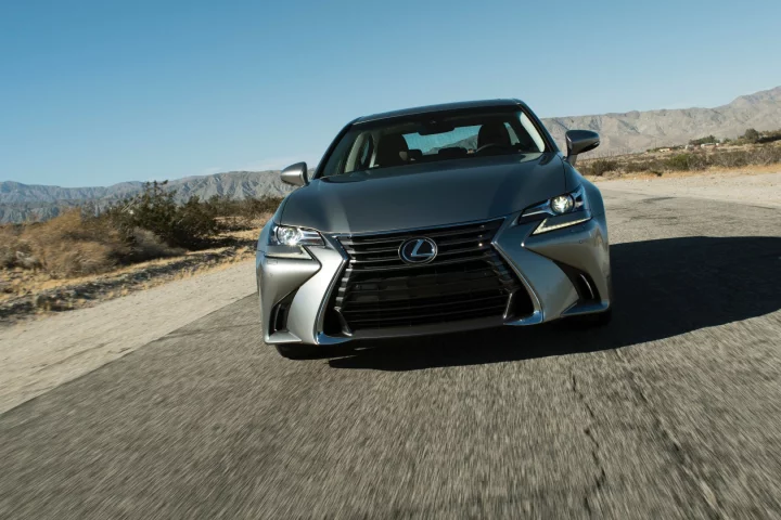 The 2016 Lexus GS features 10 airbags as standard for occupant protection and the Lexus Safety System +