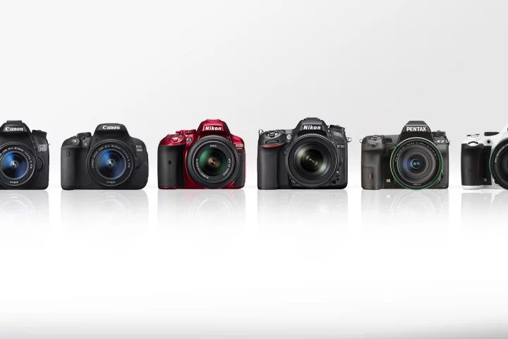 Gizmag compares some of the best mid-range DSLRs on the market