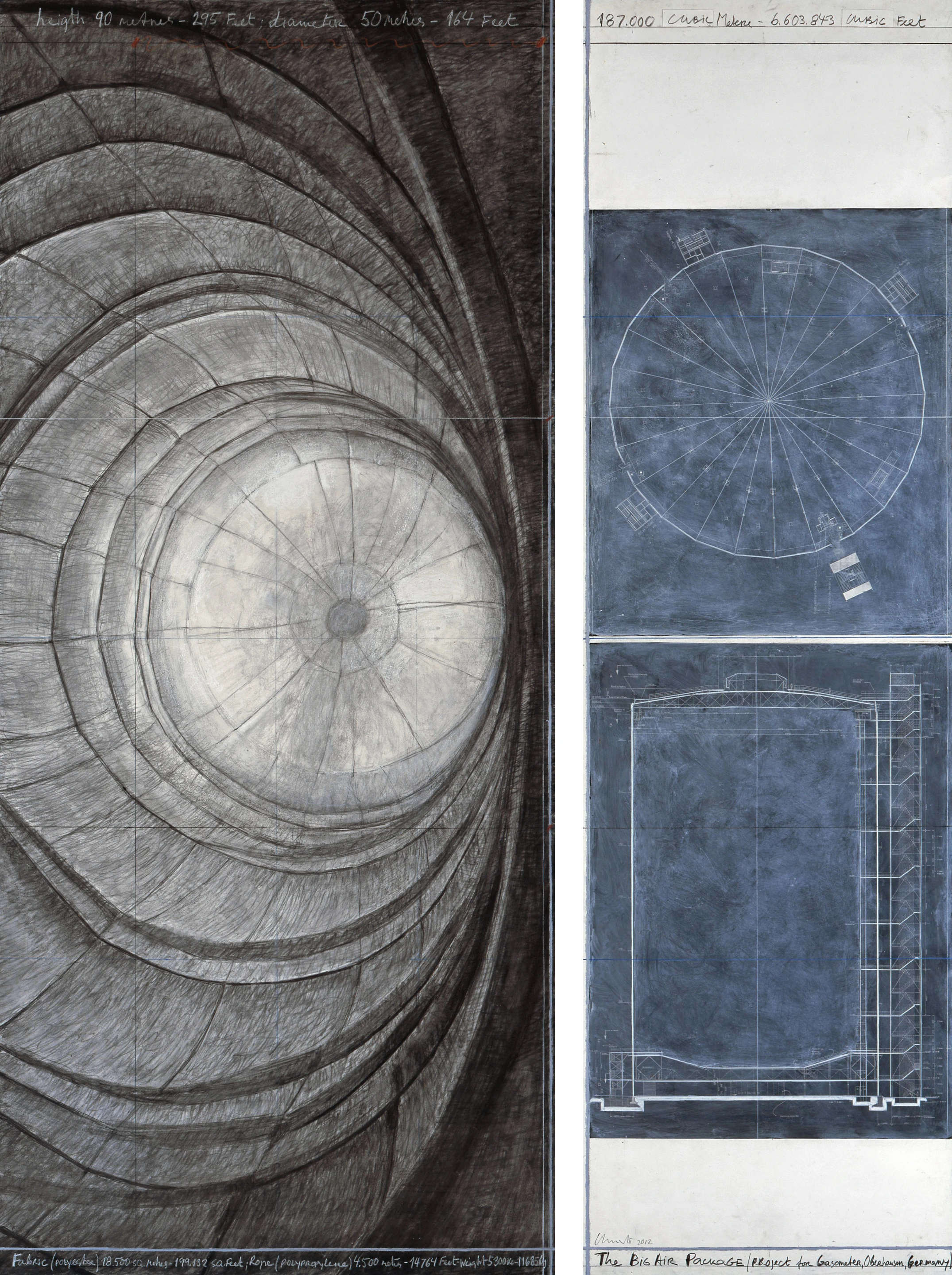 Architectural plans for Big Air Package (Photo: André Grossmann)