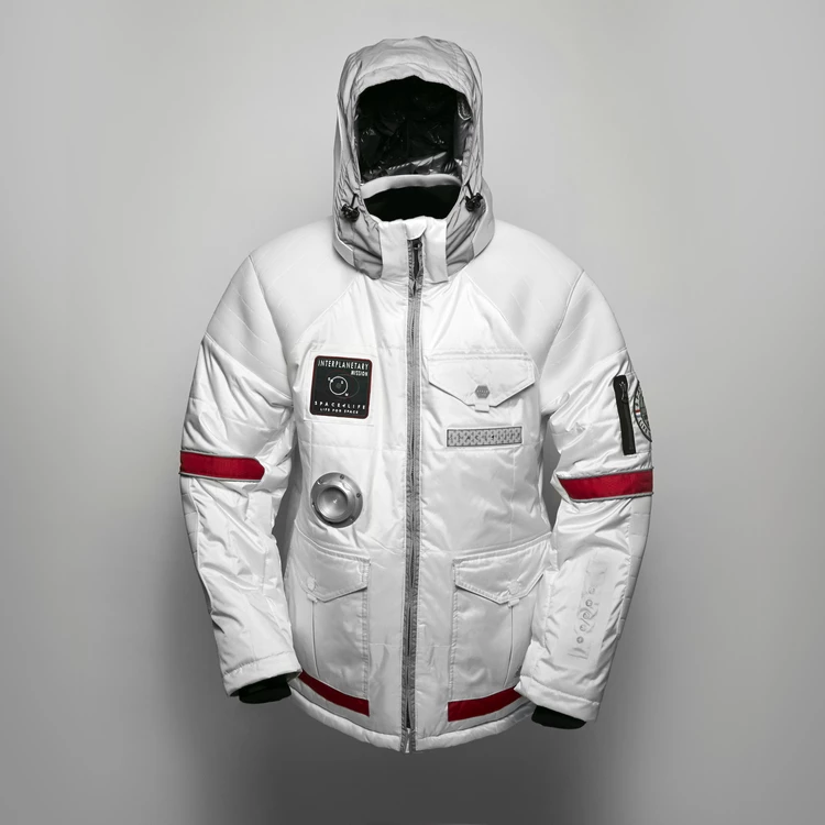 Walking down the street wearing a SpaceLife Jacket will certainly get you noticed