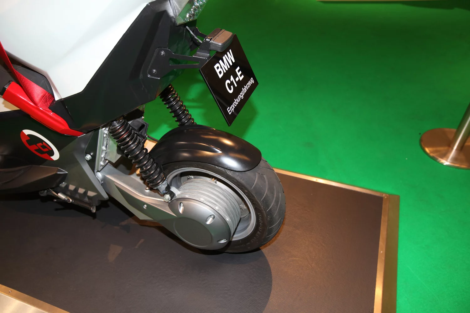 BMW's electric C1 was on show too