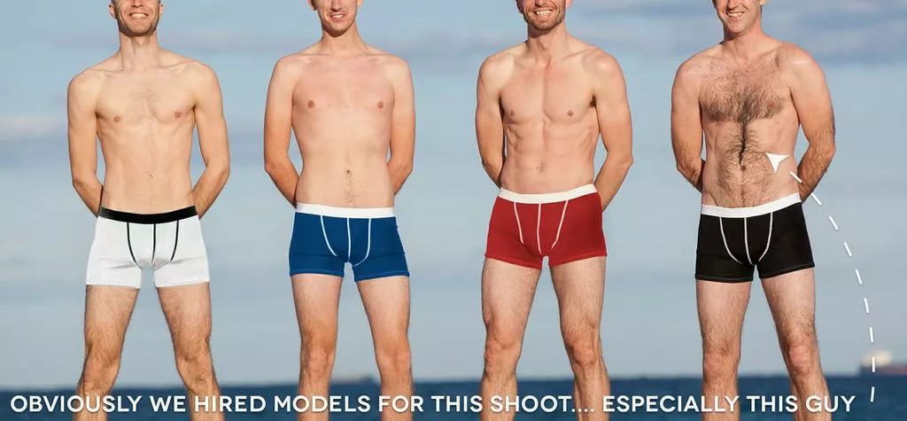 Adventure Underwear is available in a range of different colors