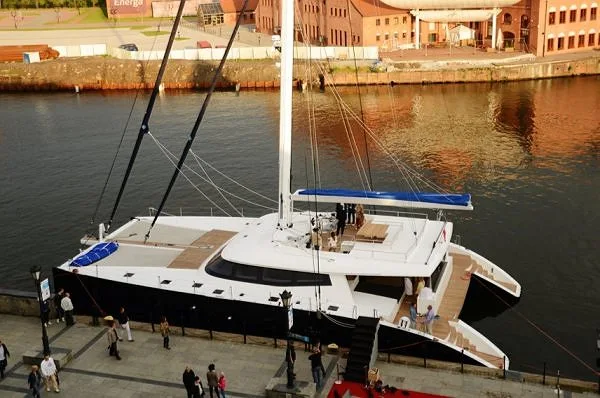 The Sunreef 80 on its maiden voyage