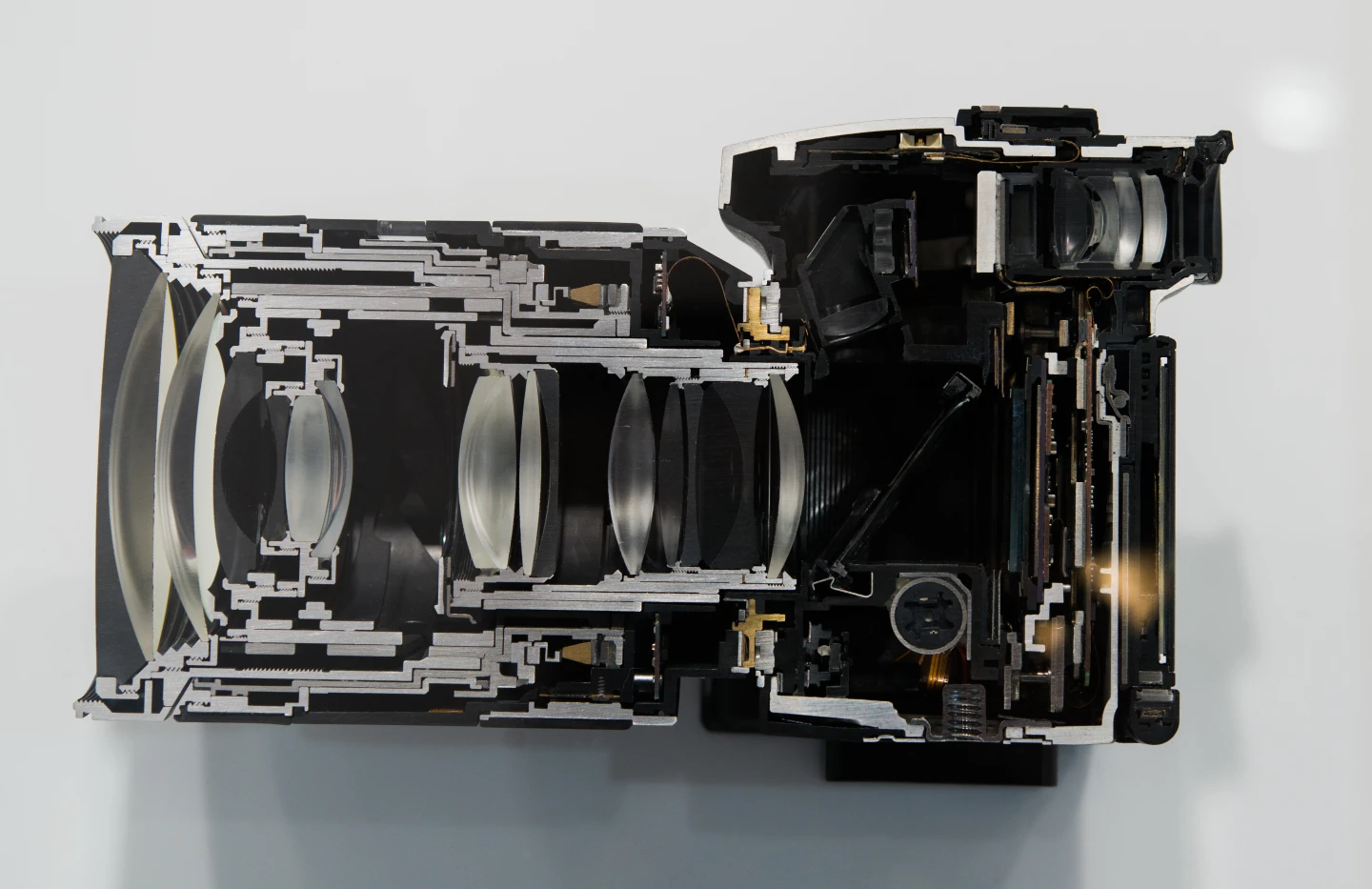 Sony had even cut an A99 II in half to let us see what it was made of