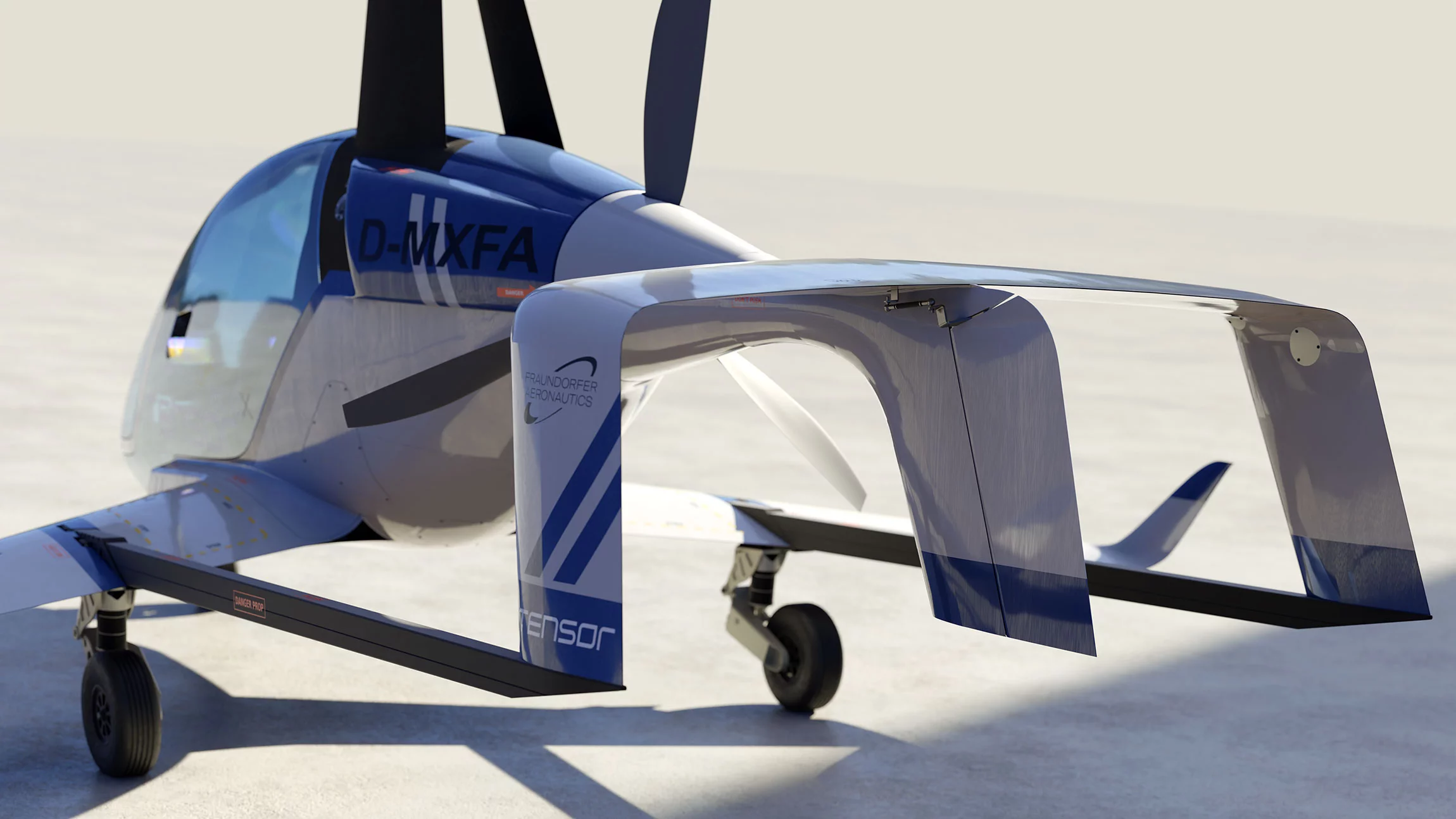 Inverted triple tail design