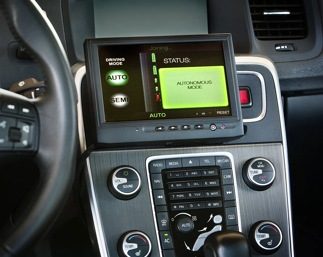 SARTRE interface (Image: Volvo)
