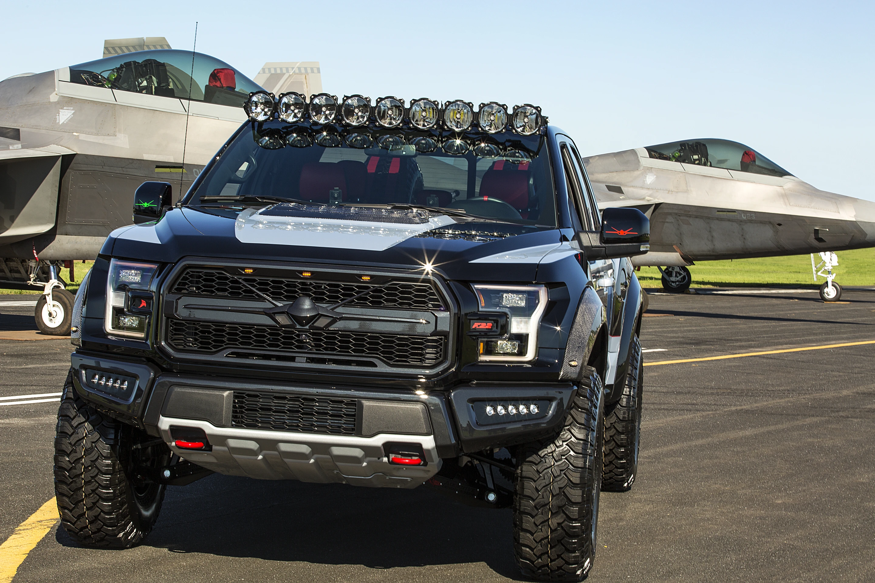 The KC Hilites LED lighting system enhances illumination power