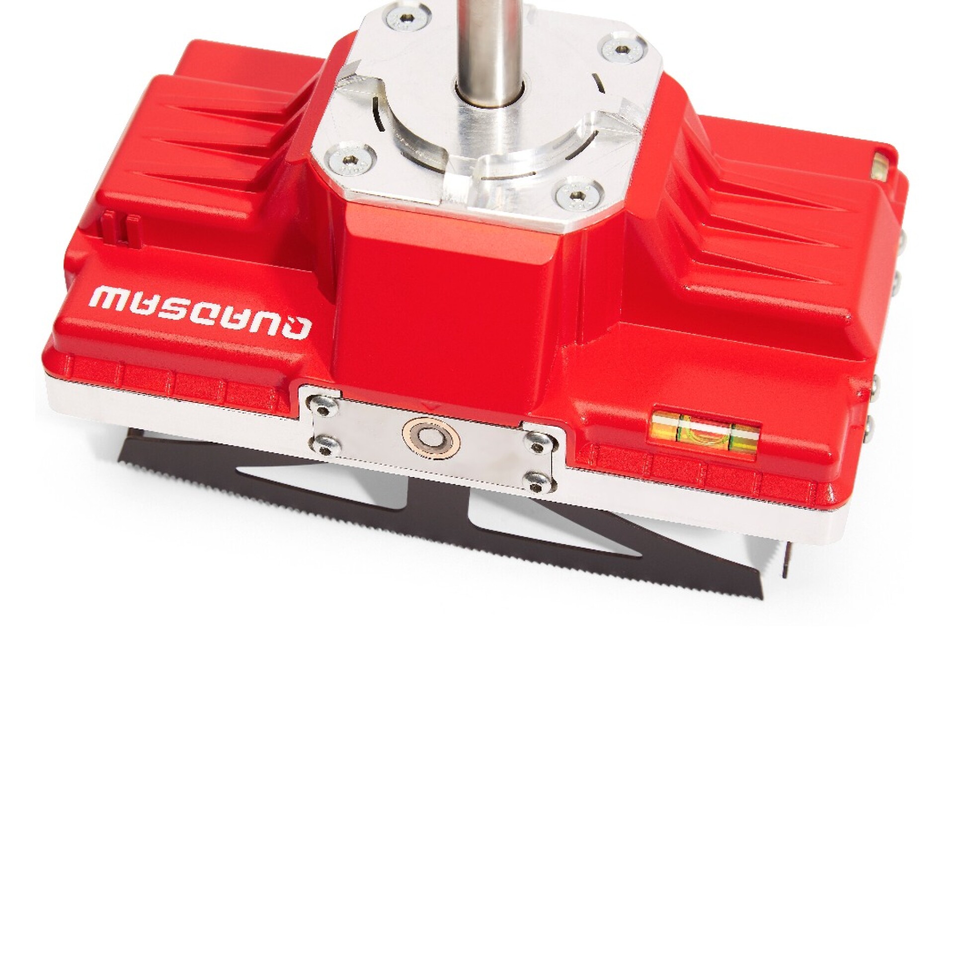 Quadsaw drill attachment cuts perfect square holes in walls