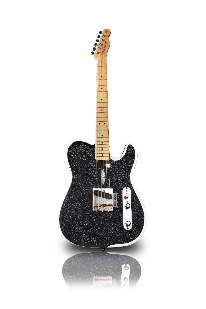 924 Bel Air Road comes with a pair of Rock Royalty Custom guitars
