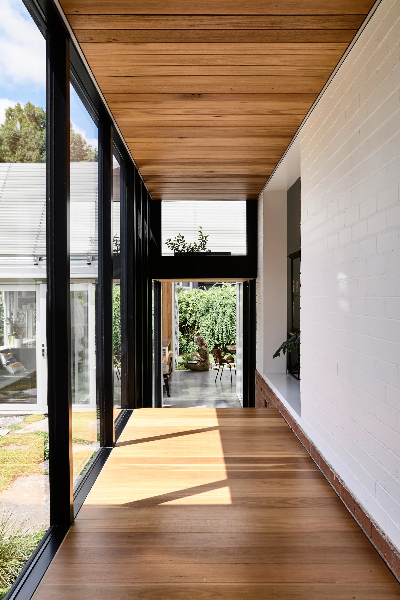 Empire Canberra's two new extensions are connected to the original bungalow with glazed corridors
