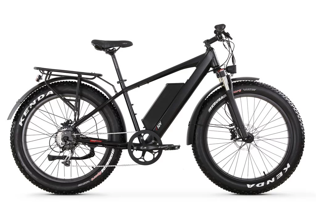 Juiced RipCurrent S: 4-inch wide tires will make for a plush ride and should be able to handle all sorts of terrain and weather conditions