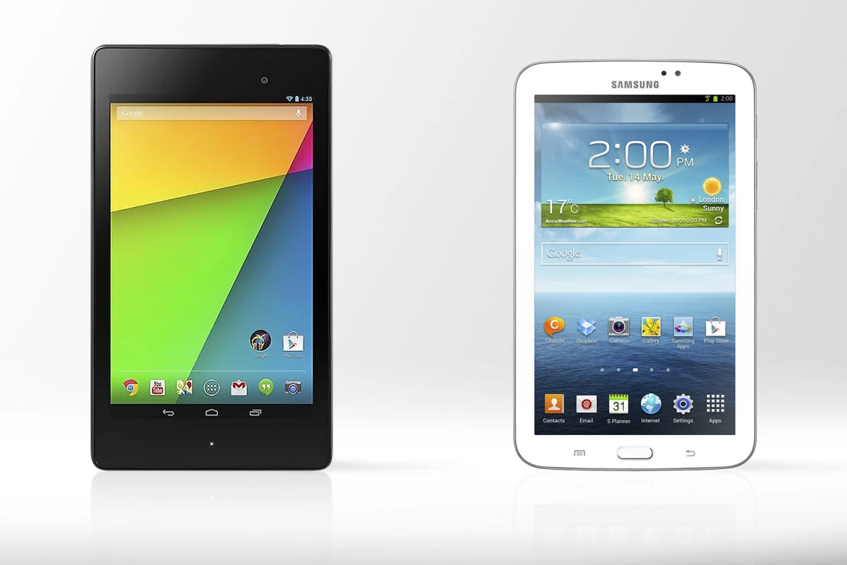 Gizmag compares the specs (and other features) of the new 2nd-gen Nexus 7 and Samsung's Galaxy Tab 3 7.0