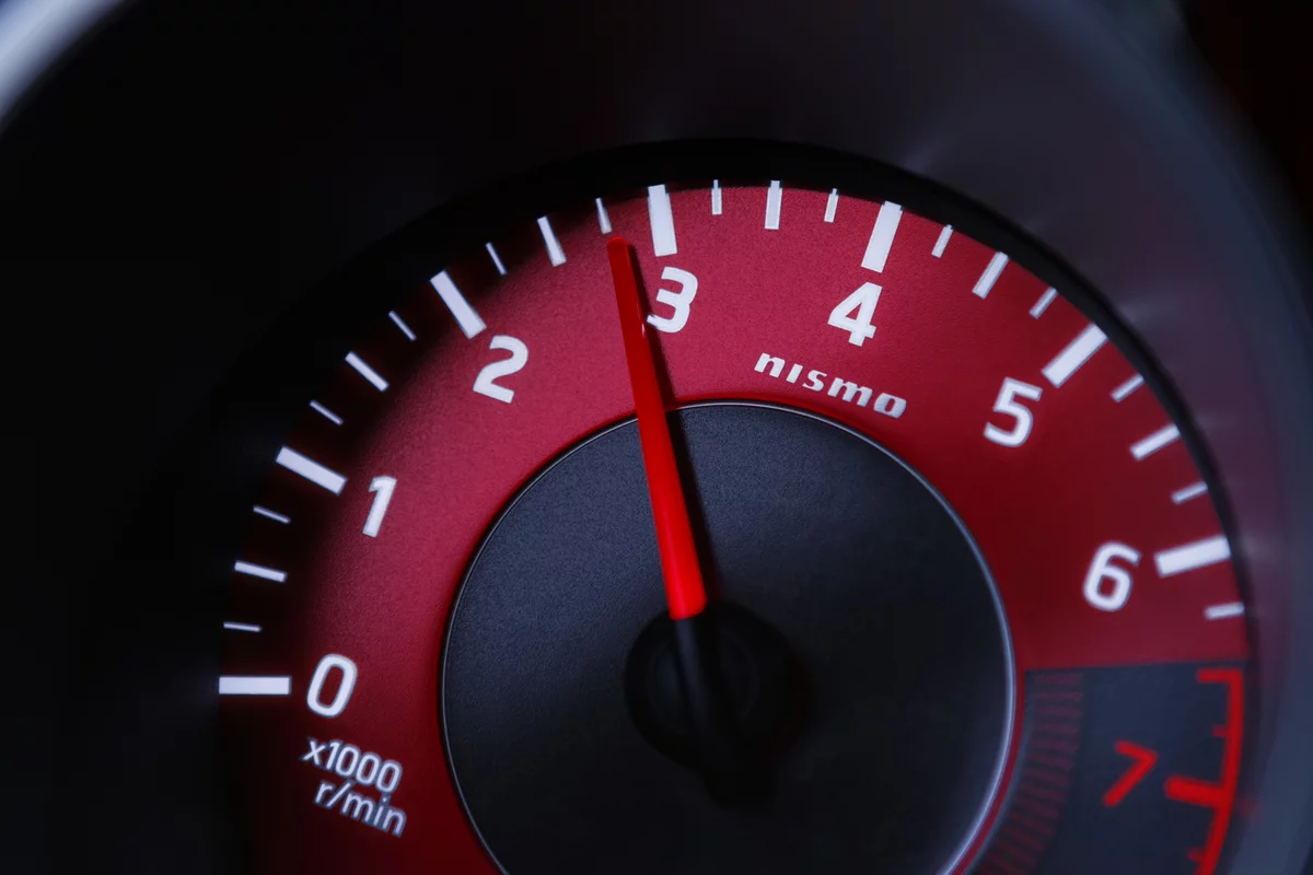The 2013 JUKE NISMO gauge cluster