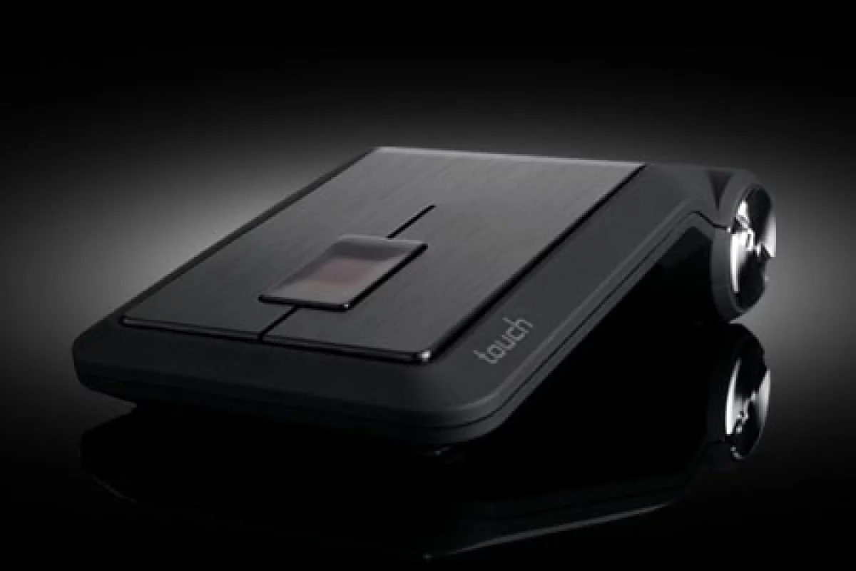 The Eclipse touchmouse features four-way touch scrolling and a sloping ergonomic design