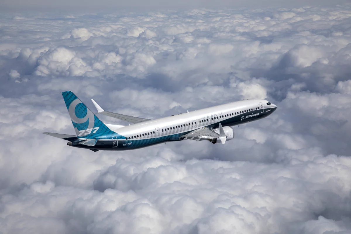 The 737 MAX 9 made its maiden flight in April and is now on its way to Paris