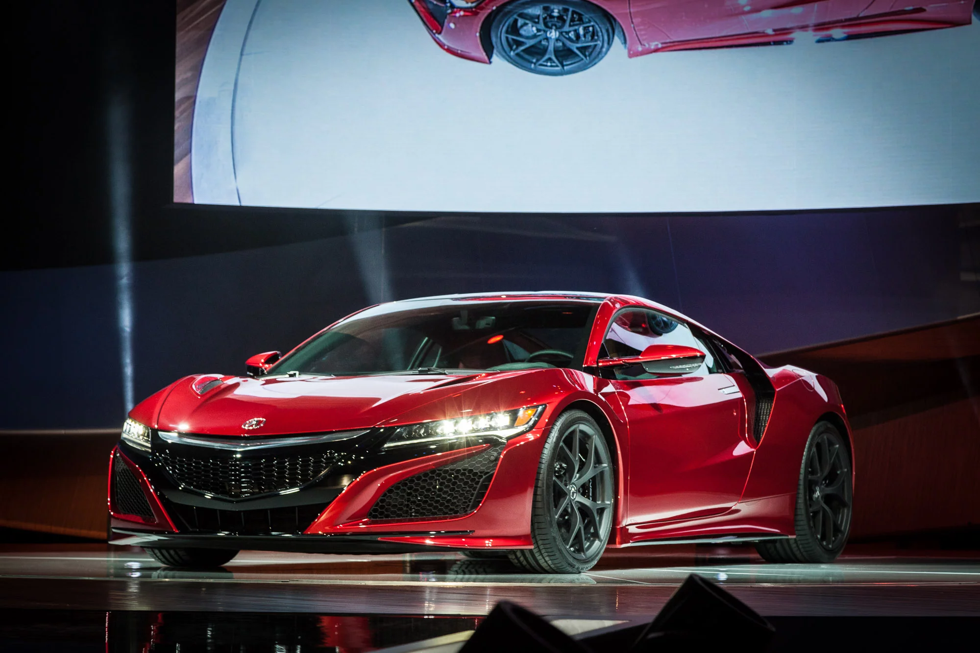 The production spec Acura NSX Version 2.0