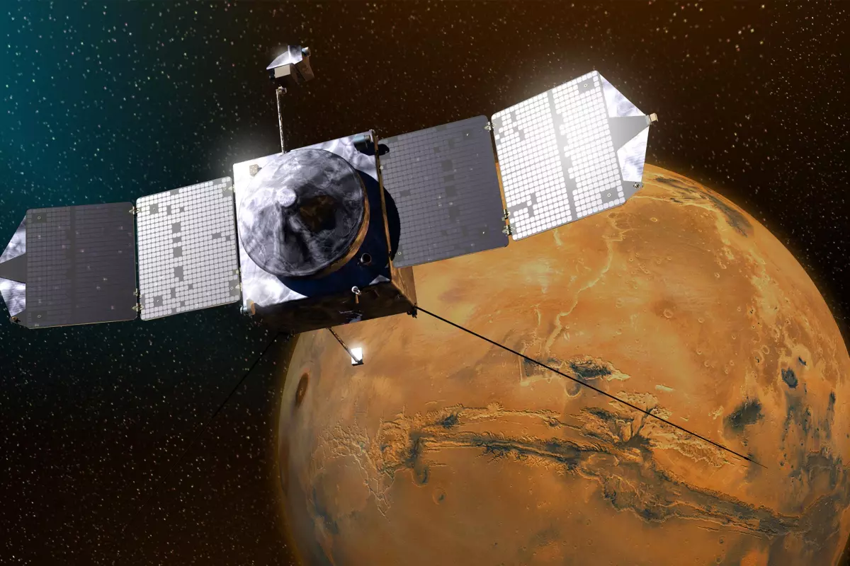 NASA's MAVEN has acted as a data relay for the Curiosity rover (Image: NASA)