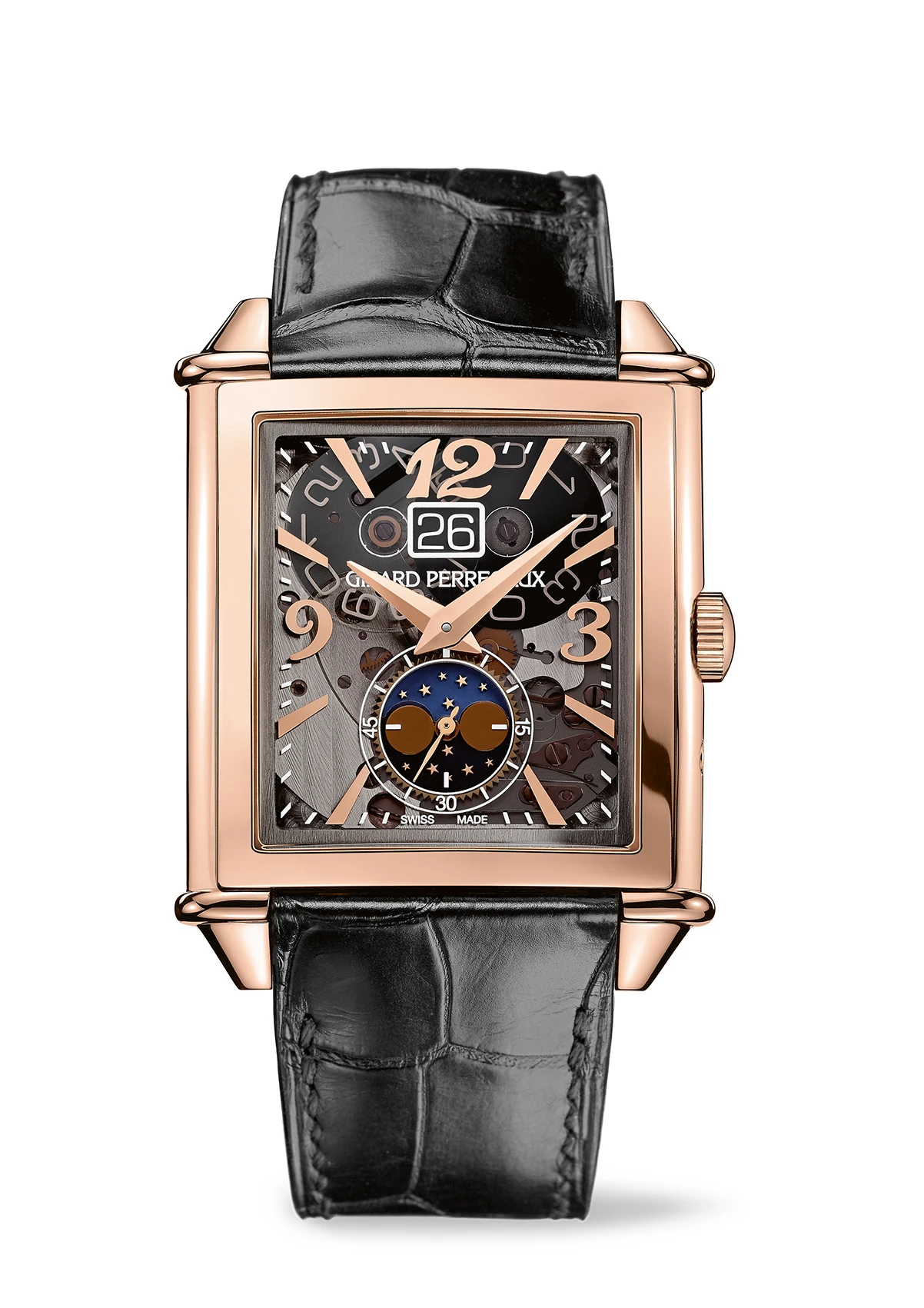 The Vintage 1945 Large Date and Moon-Phases watch in pink gold