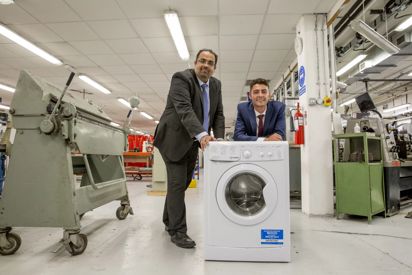 Professor Amin Al-Habaibeh and undergraduate Dylan Knight from Nottingham Trent University are currently refining the device before pitching the idea to appliance manufacturers
