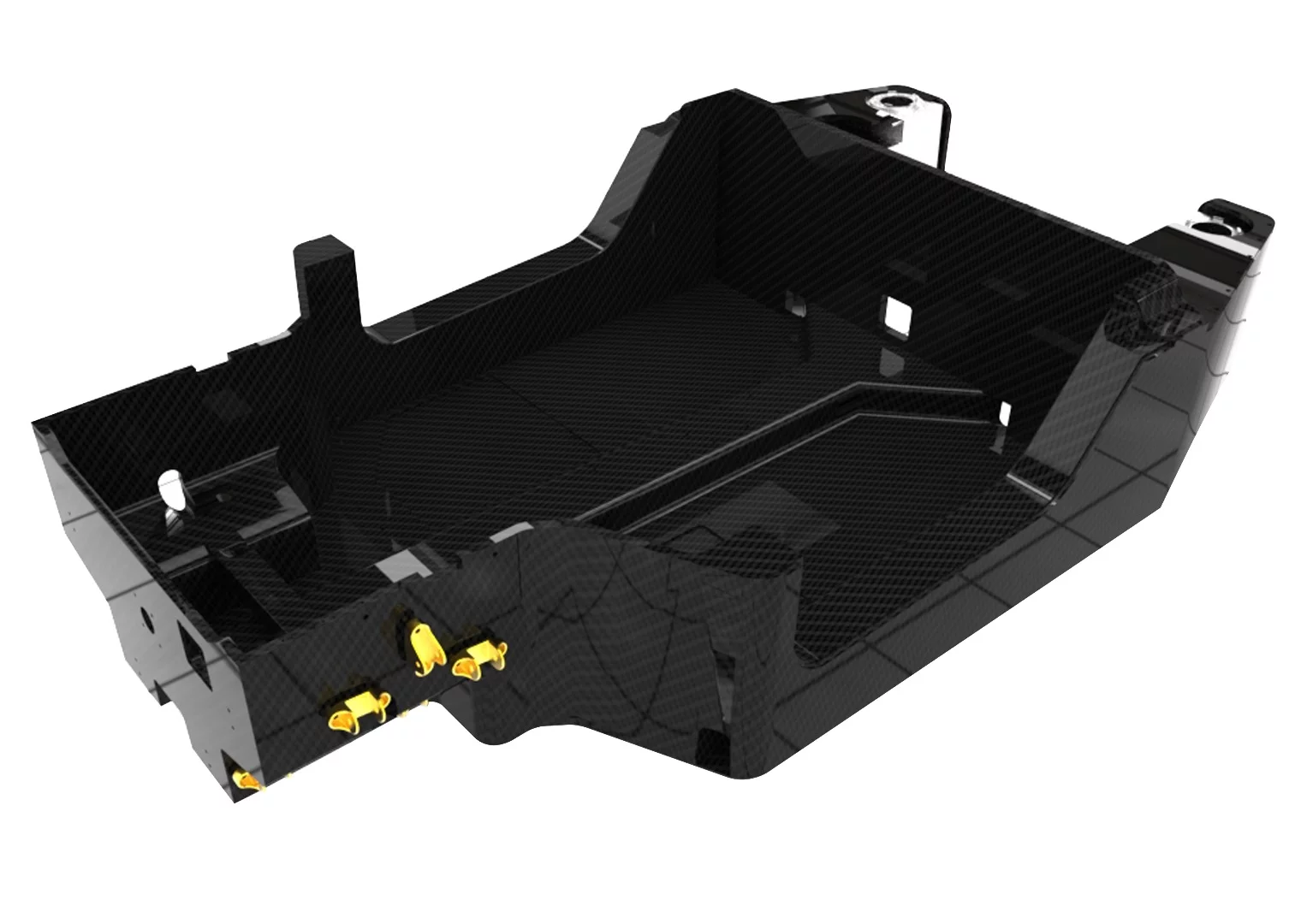 The AF10's 13-piece carbon tub
