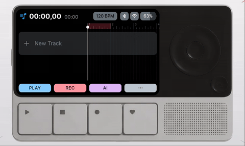 There's a DAW built in for multitrack recording