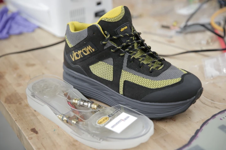 Energy-harvesting shoes could be used to power mobile devices through a charging cable, be adapted for the military or act as a power source for people in remote areas