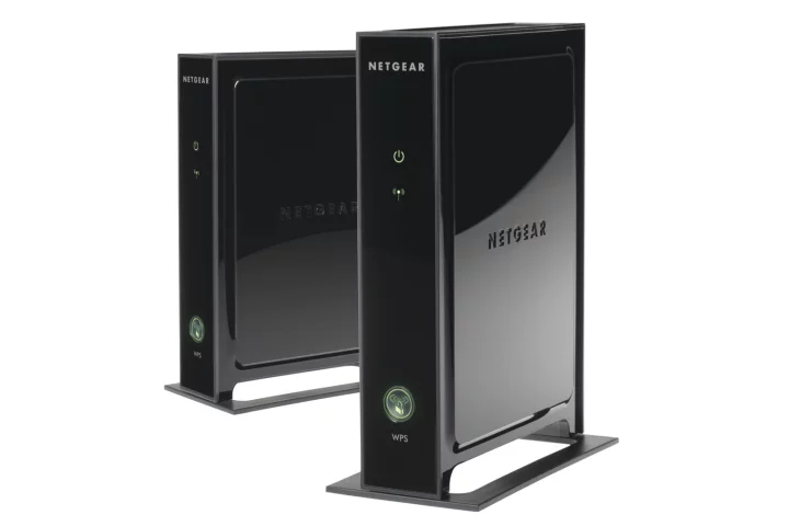Each Netgear 3DHD adapter can be connected to a home theater device with a network port, and features four transmitters and four receivers for 4x4 MIMO connectivity