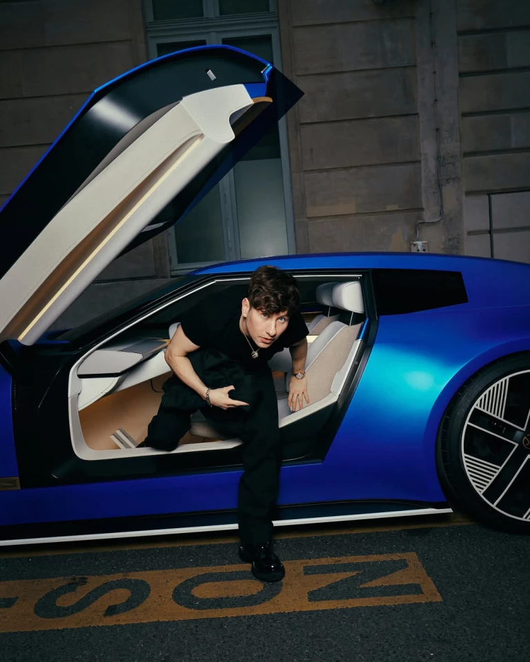 The Type 00's butterfly doors are perfect for movie star photo ops