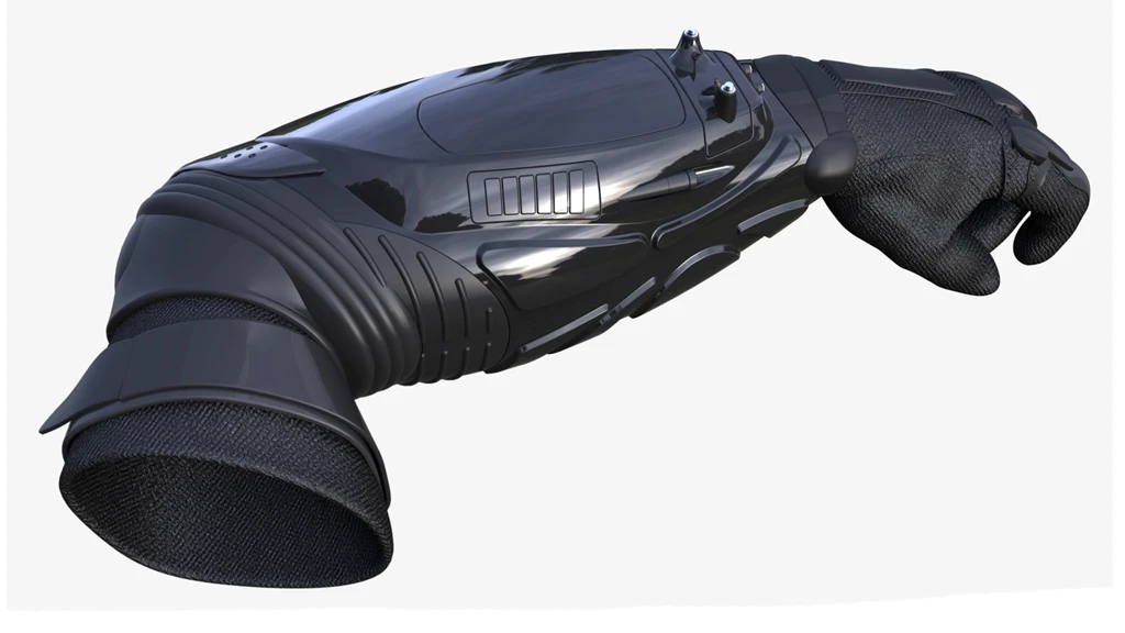 The BodyGuard is a hands-free stun device that could soon be on the arms of police