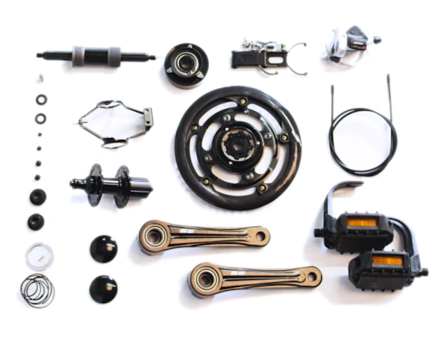 Beside full bikes, an add-on Caron Bicycle kit is also available