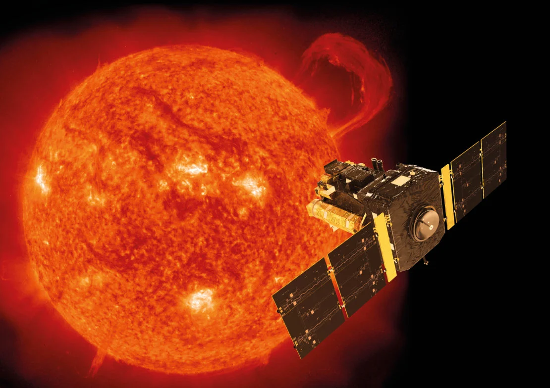 Artist’s impression of the ESA/NASA Solar and Heliospheric Observatory (SOHO)