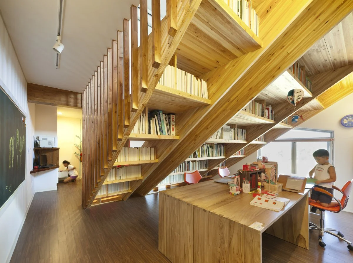 There is enough room under the stairs for a home office