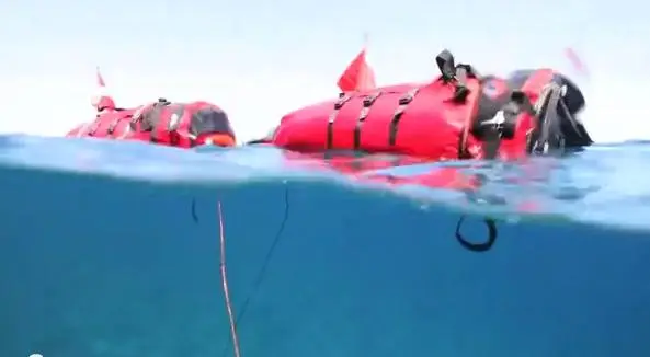 ÁETEM's packs float behind you