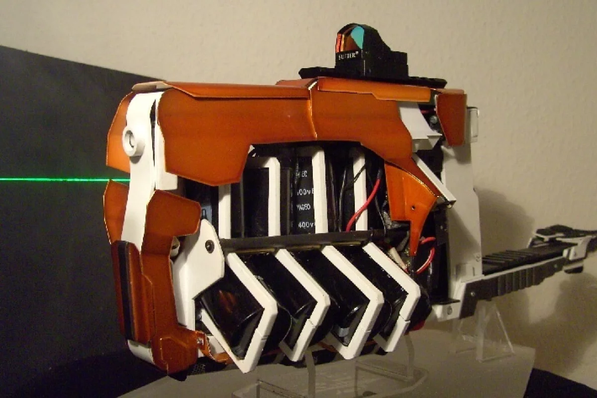 The Gauss Rifle, a homebuilt four-stage coilgun