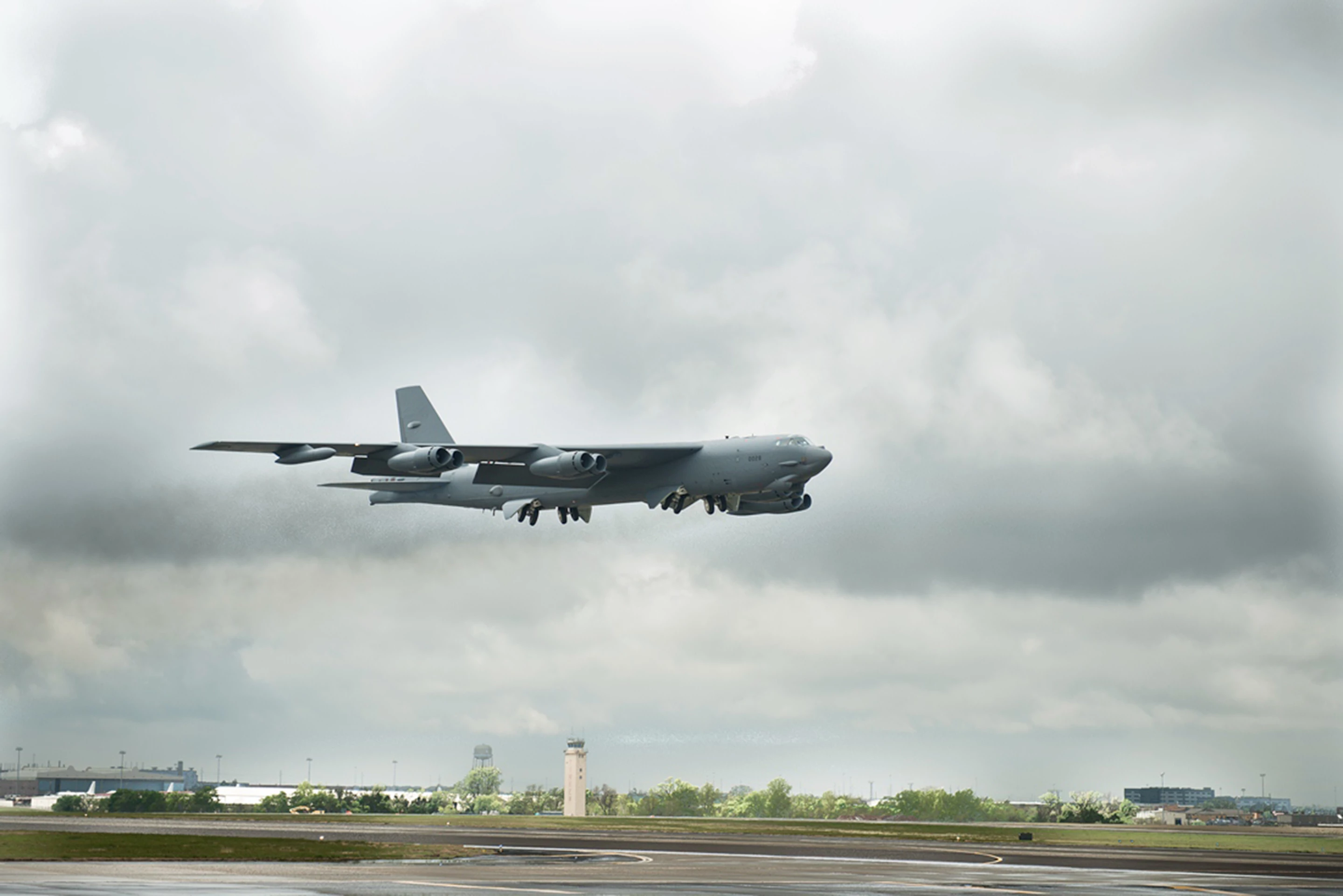The first B-52 with Boeing's CONECT communications system has been rolled out to the US Air Force