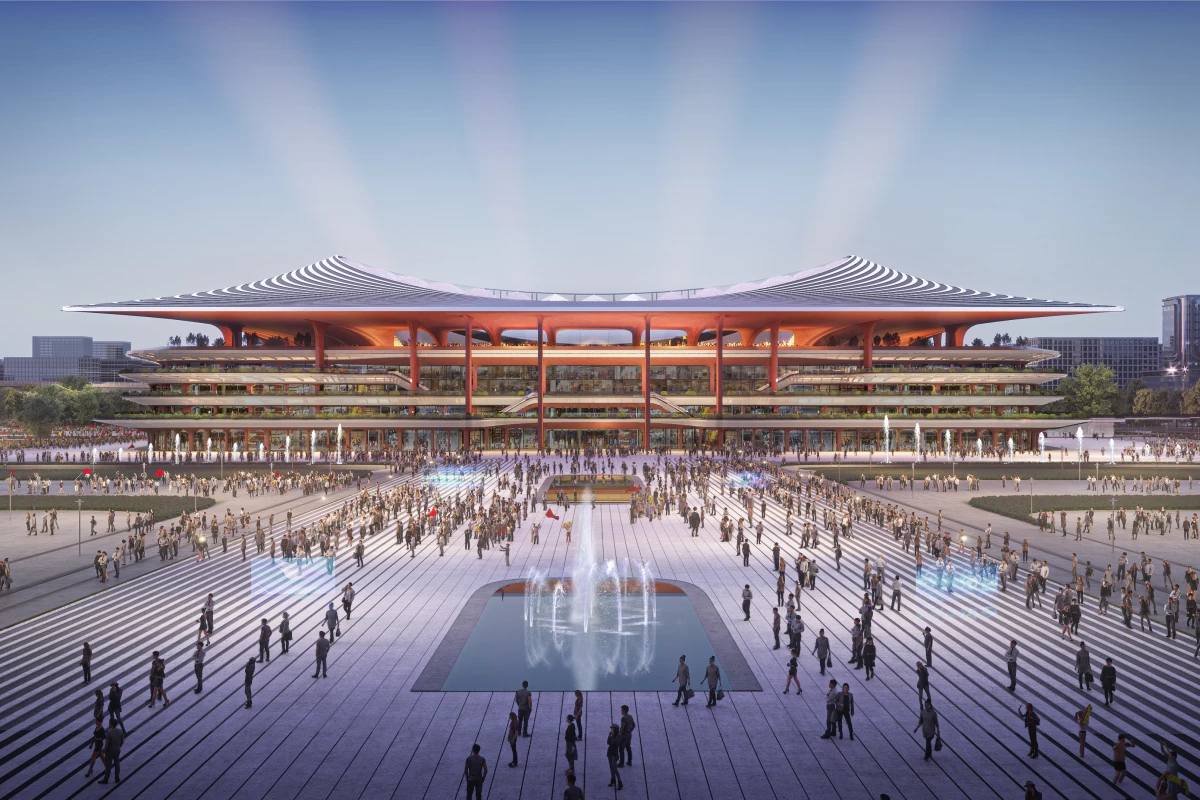 We've no word on when construction is due to begin, but the Xi’an International Football Centre is expected to be in use in 2023