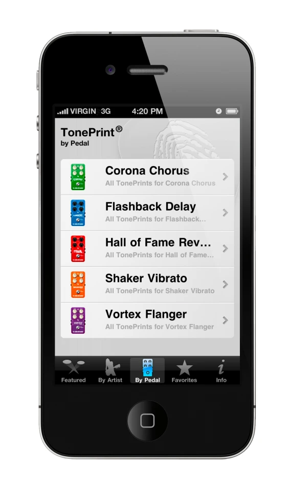 TC Electronic has created a bank of its own sounds, and there are a few contributions from ProGuitarShop and Guitar Center, too