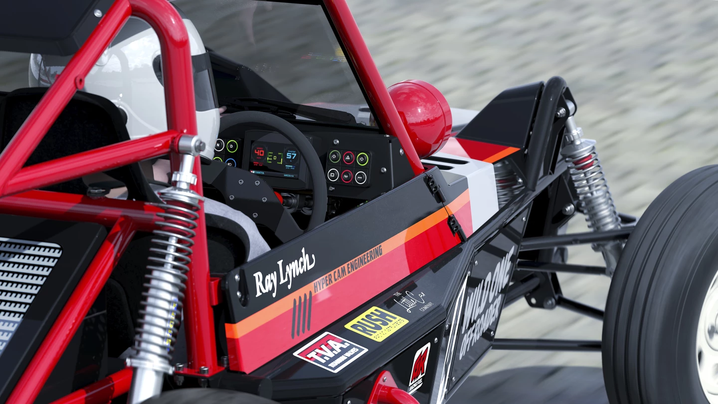 Five-inch digital screen and long-travel Bilstein suspension