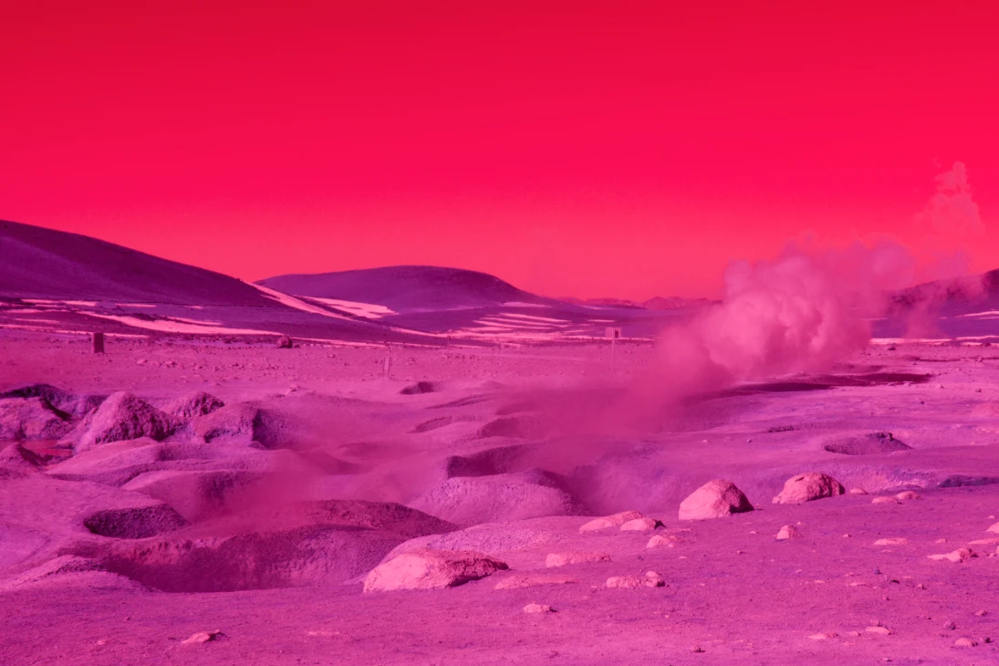 Another project from Kate Ballis, this time she traveled into the Atacama desert to capture a series of infrared images that feel entirely alien