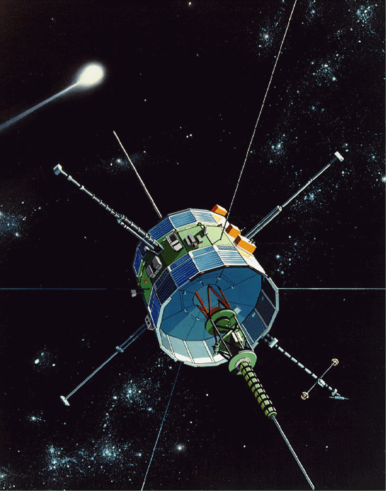 Artist's impression of ISEE-3 (Image: NASA)
