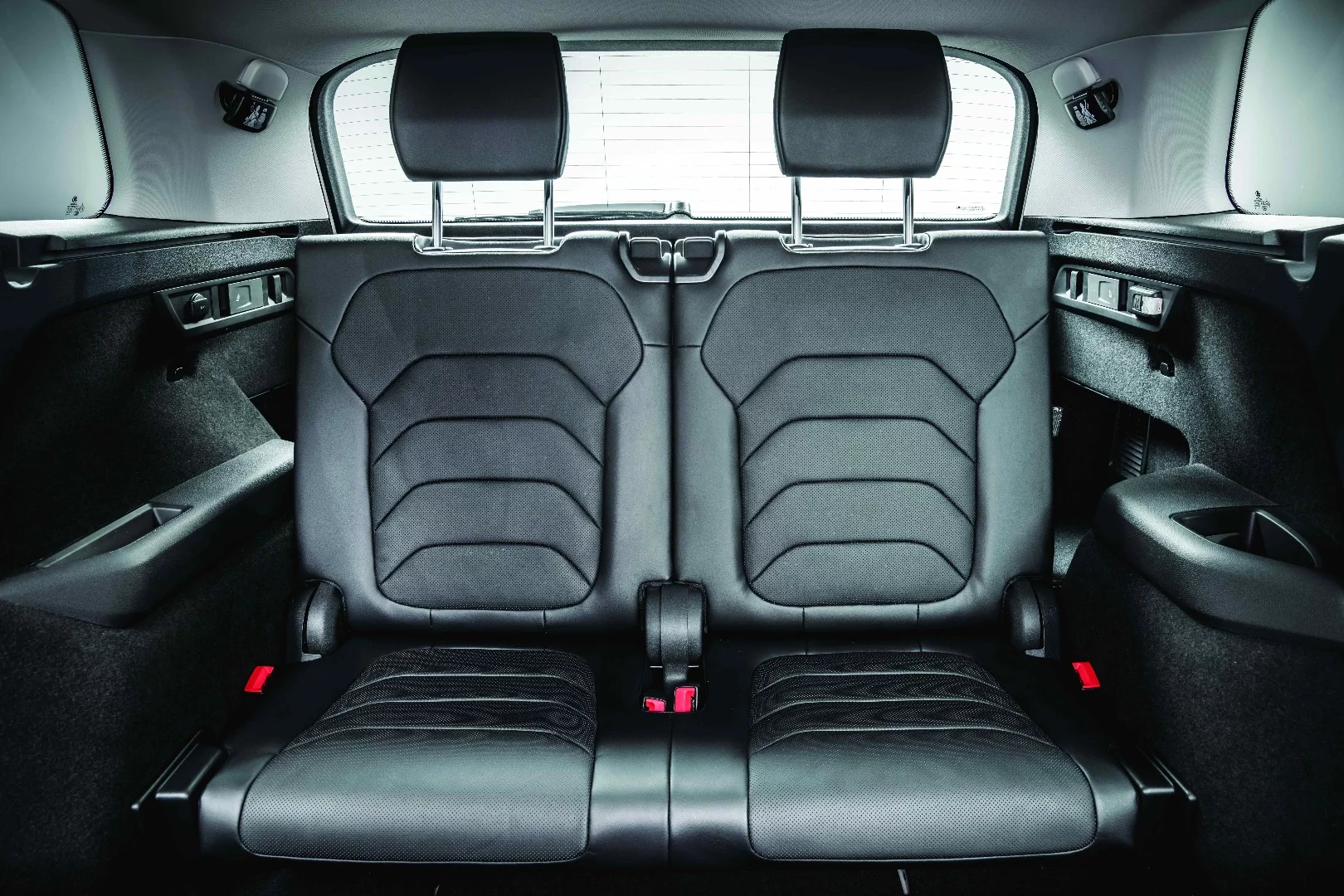 The third-row seats can be trimmed in Alcantara and leather