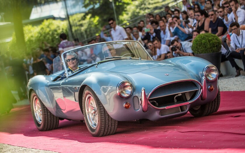 The Trofeo Auto & Design for the most exciting design went to the 1966 Shelby Cobra 427 Roadster of American Brendan M. Finn.