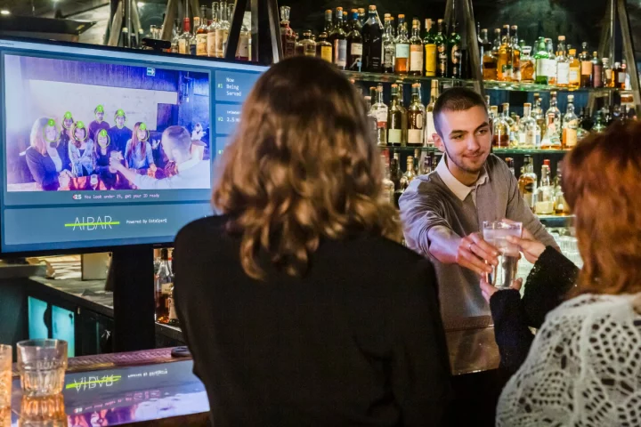 The A.I. Bar system has been trialed at a London cocktail bar, and is being rolled out to landlords as a software-as-a-service product
