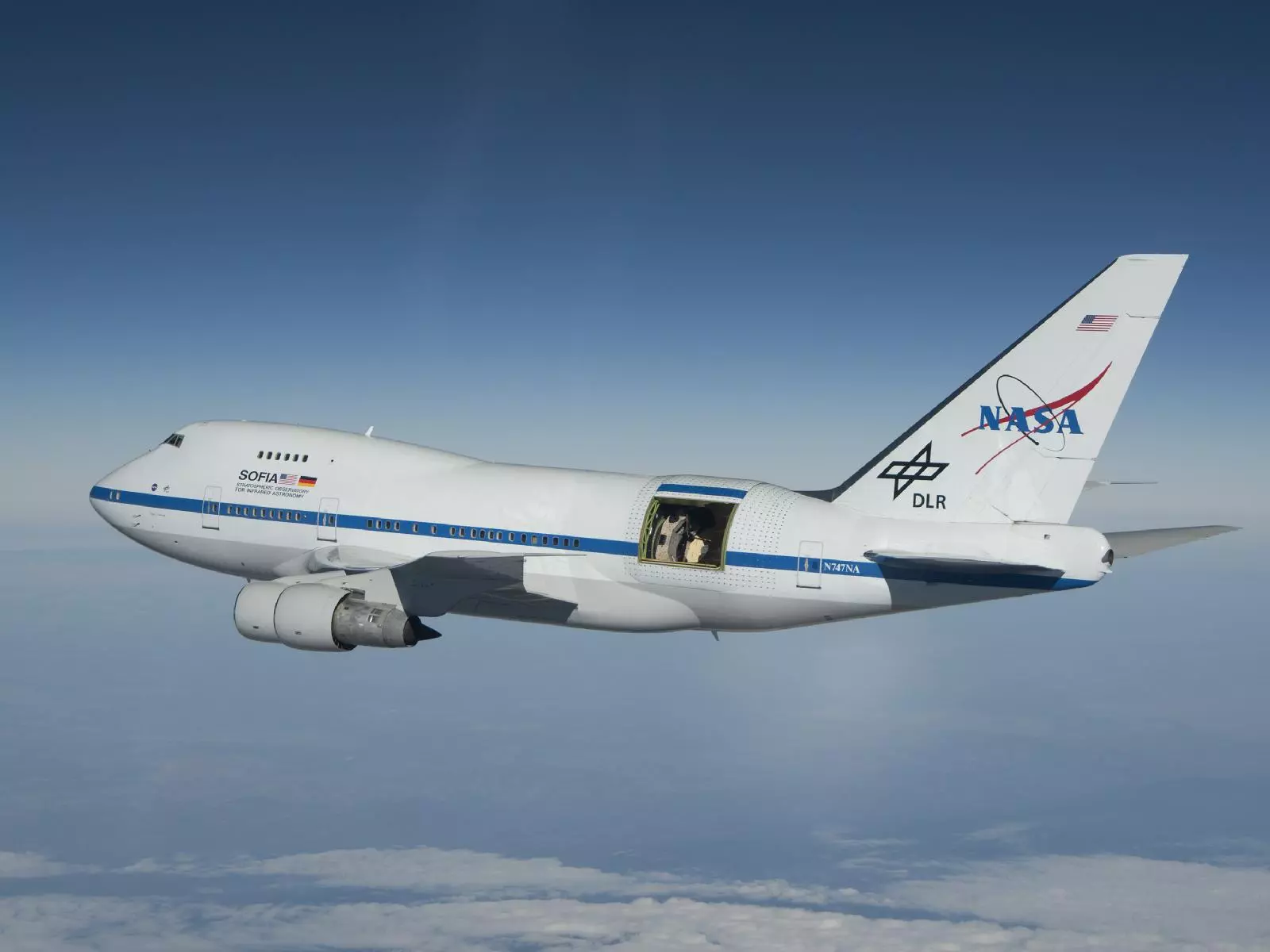SOFIA's FORCAST telescope was used to collect infrared readings from protostar G35.20-0.74