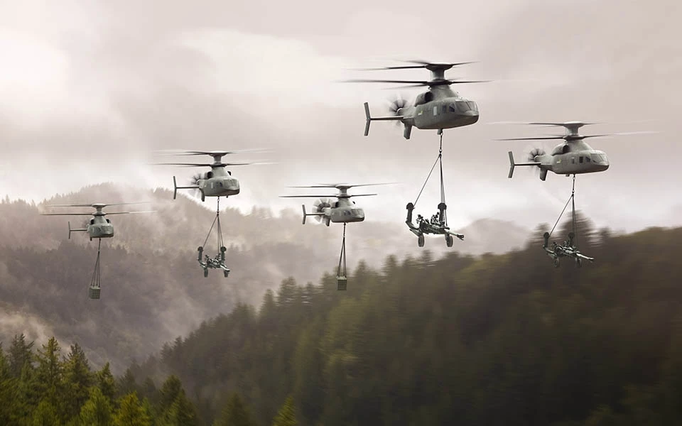 The Defiant X retains the Black Hawk's close formation flying ability