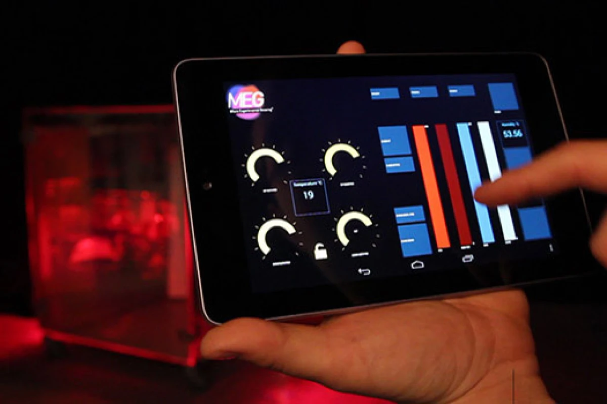 The MEG greenhouse allows the user to create the perfect growing environment from their smart device
