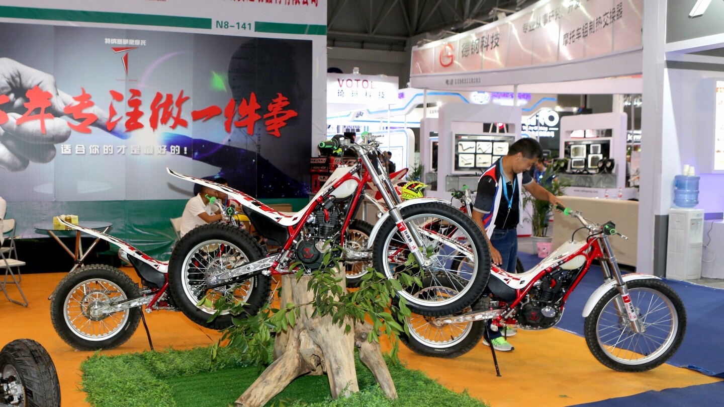 The US$2,800 Tenaci Wong TW200S trials bike can be expected to give the sport some real impetus in China