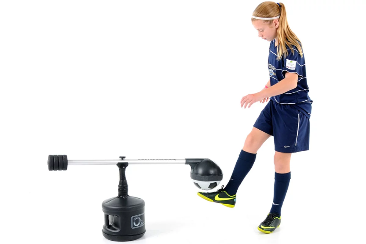 Zero G Soccer is a training aid designed to help youngsters learn how to juggle a football