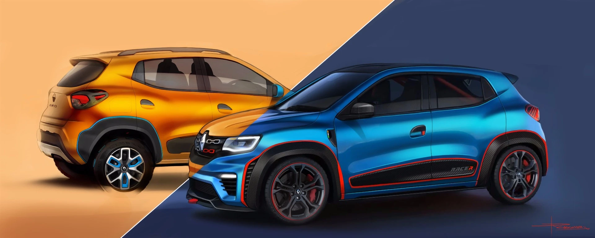 The new KWID Climber and KWID Racer from Renault