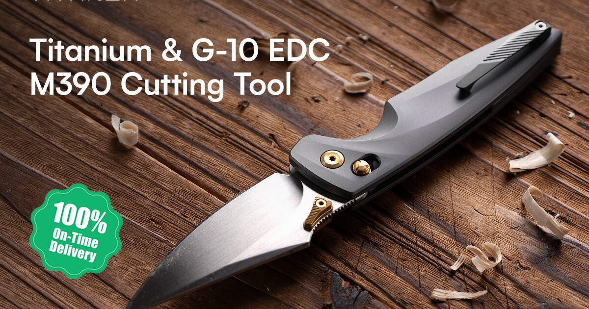 Titaner Hornbill Combines a Fuller Grip with a 16° M390 Edge